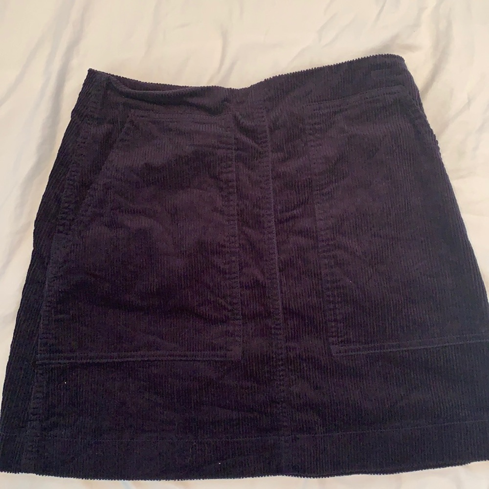 Navy Blue cord skirt
